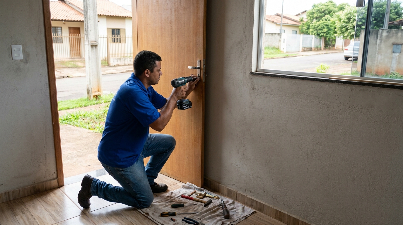 Instalação de Fechadura Residencial profissional no Oitizeiro, João Pessoa‑PB